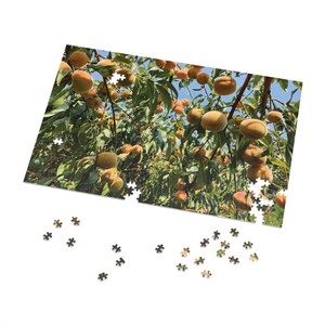 Peach Tree Jigsaw Puzzle Game