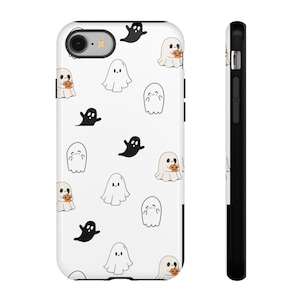 かわいい漫画のゴーストのハロウィン携帯ケース