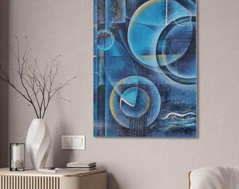 Abstract Daisy and Designs Canvas Print