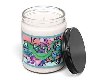 Original Lizard Art Candle | 9oz Soy Candle