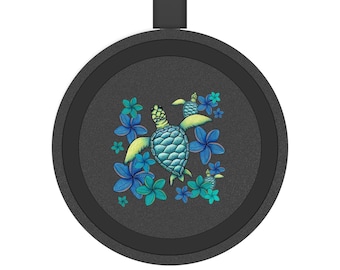 Turtle Flowers Wireless Charging Pad – Durable Plastic Phone Charger