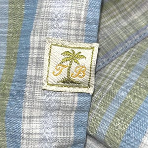 Tommy Bahama Mens Large Striped Short Sleeve Button Down Shirt image 8