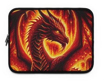 Dragon-laptophoes: technisch fantasiehoesje van neopreen