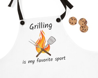 Grilling is my Favorite Sport Apron