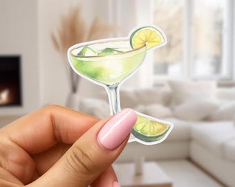 Adesivo de vinil para coquetel Margarita