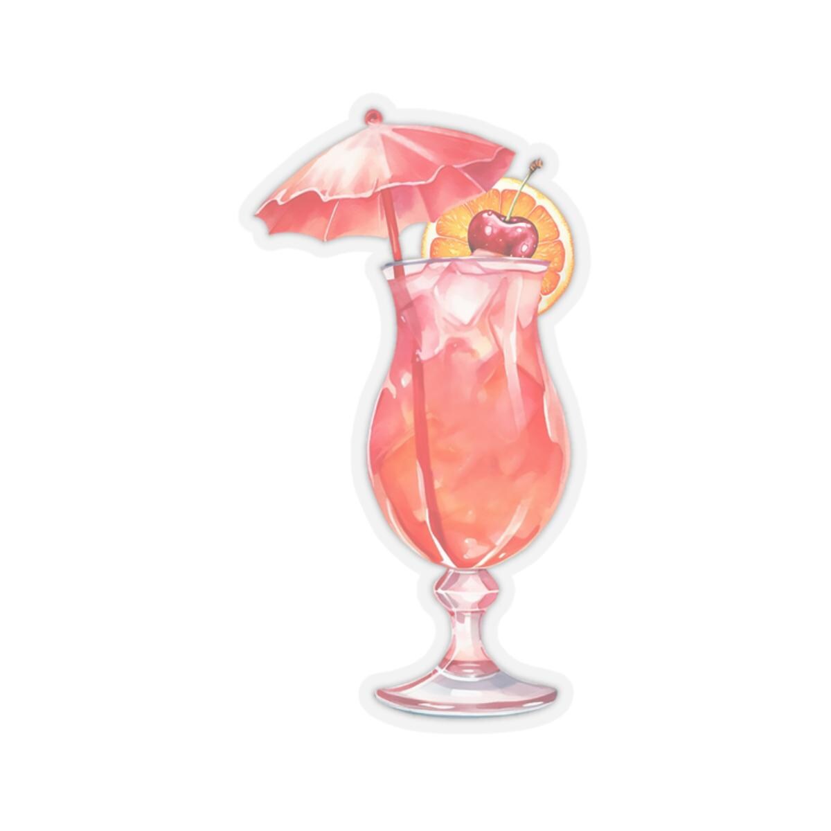 Hurricane Cocktail Vinyl Sticker - Etsy