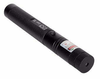 Green Laser Pointer Pen Astronomy Lazer Beam USB Rechargeable Built-in battery