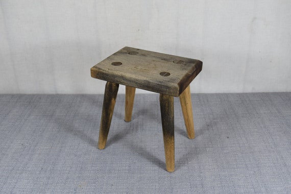 Rustic Wooden Bench Vintage Farmhouse Entryway Bench Small Country Style Decor Handcrafted Wood Seating Etsy Canada