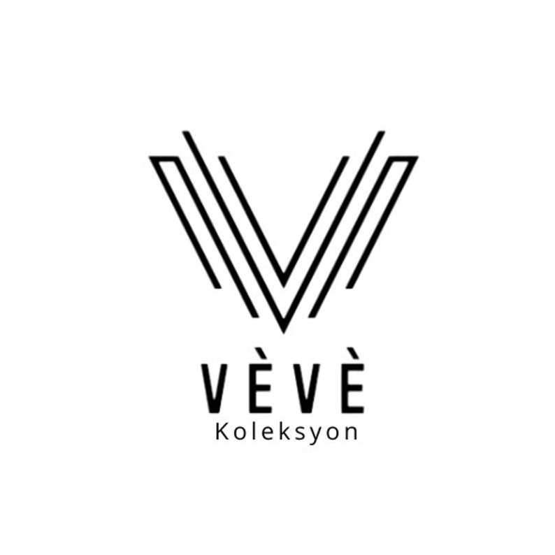 May include: Black and white logo with a stylised letter V, the word "V&Eacute;V&Eacute;" and the text "Koleksyon" underneath.