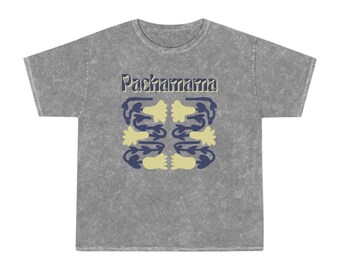 Pachamama T-Shirt: Mineral Wash Distressed Tee