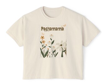 Pachamama/Mother Earth - Boxy Tee, Comfy Street Style | Women Empowerment, Gift for Nature Lovers