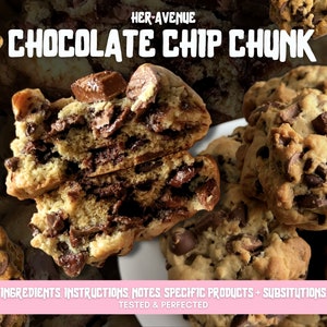 チョコレートチップ ラバーズ チャンク クッキー レシピ、グルメ クッキー、自家製、初心者向け、ベーカリー レシピ、デザート、特製クッキー