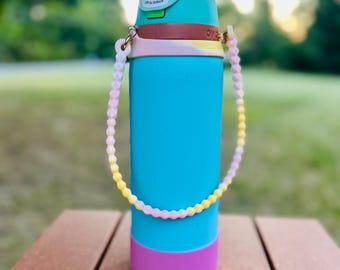 Silicone Water Bottle Carry Strap Handle – Universal Grip for Tumblers & Bottles | Travel Accessory
