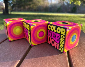 Needoh Color Changing Sensory Squish Stress Toys - choose your color!