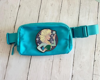 BUNDLE Disney Frozen Elsa Inspired Crossbody Bag and Patch DIY
