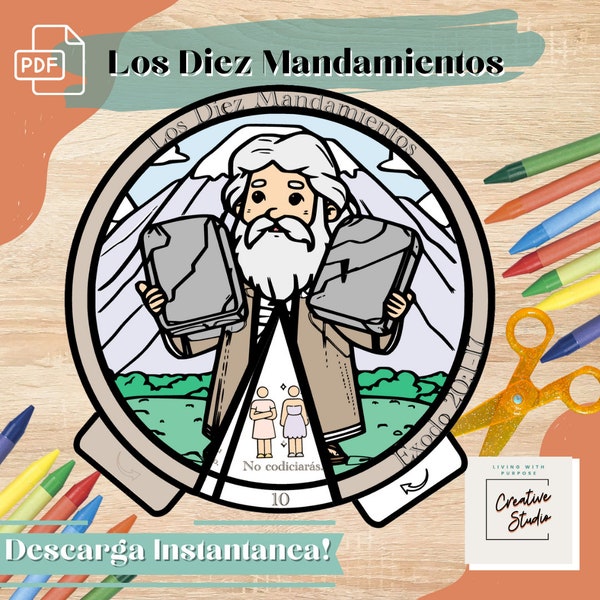 DIGITAL | Los Diez Mandamientos | Espanol | Reina Valera |  Actividades Biblica | Escuela Dominical | Lectura Biblica | Exodo 7:4