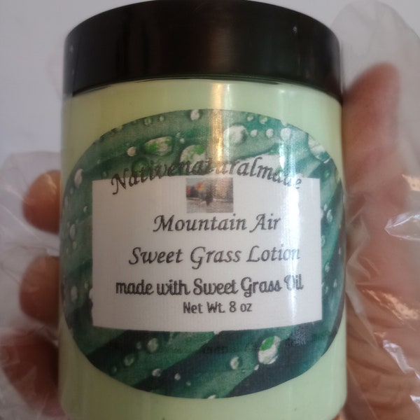 Mountain Air Sweet Grass Lotion
