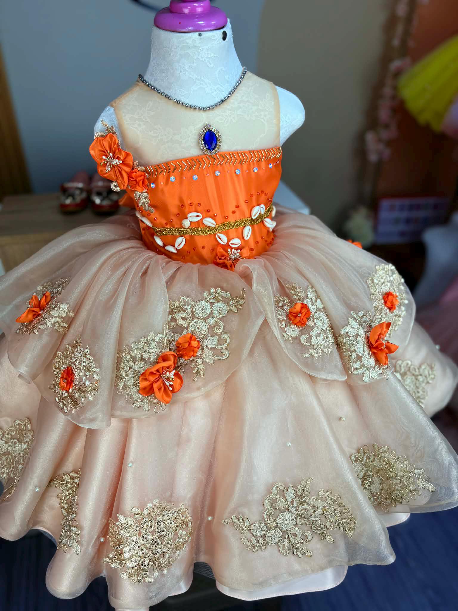 moana birthday dress Ruikajia Moana Costume Moana Halloween Costume Moana Princess 3 Years Multicolored : Clothing, Shoes & Jewelry high quality fabric Moana Birthday Dress, Orange Floral
