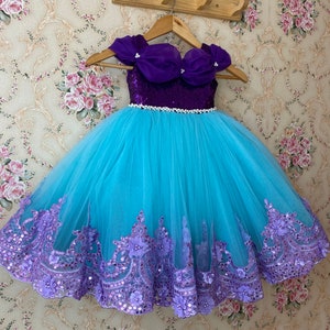 Mermaid dress, Mermaid costume, mermaid dress, girl dress, Ariel inspired dress, Mermaid dress birthday, dresses for girls, girls dress