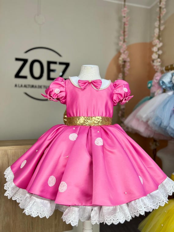 minnie mouse formal dress Miss Mouse Polka Dot Dress