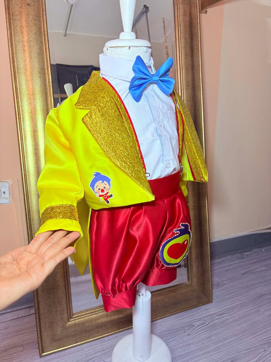 Personalized Prince Charming Baby Boy Birthday Dress Plim Plim 