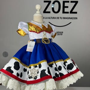 Charming dress inspired by Jessie from Toy Story. Party dress for girls. Toy Story costume, Toy Story Jessie girls dress.,dresses