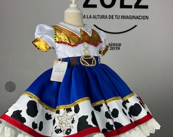 Charming dress inspired by Jessie from Toy Story. Party dress for girls. Toy Story costume, Toy Story Jessie girls dress.,dresses