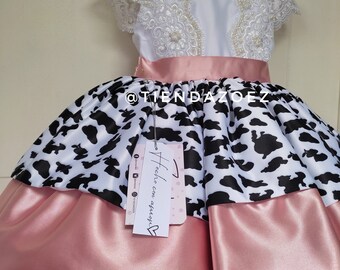 Cow girl dress, cowgirl, cow. Farm Dress, Cow Birthday Outfit, farm animals, dresses for girls, birthday dress Farm Party girls.