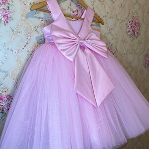 Pink girl dress. Children&#39;s fashion in pink. Pink party dress. Girl&#39;s clothes in pink. Pink fashion trend for girls Free Shipping.