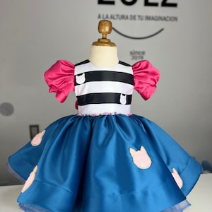 Disfraz de casa de muñecas de Gabby / Disfraz de niña de casa de muñecas de Gabby / Disfraz para niñas pequeñas de Gabby / Vestido