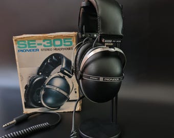 Pioneer Se 305 Stereo Headphones Cuffie Pioneer SU-305 Vintage