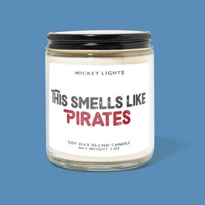 This Smells Like Pirates | Disney Candle |  Classic Disney Inspired | Disney Home Decor | Disney Scent | Disney Gift