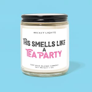 This Smells Like a Tea Party | Disney Candle |  Classic Disney Inspired | Disney Home Decor | Disney Gift