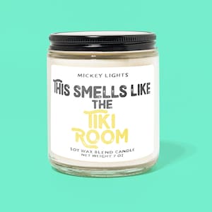 This Smells Like the Tiki Room | Disney Candle |  Classic Disney Inspired | Disney Home Decor | Disney Scent | Disney Gift