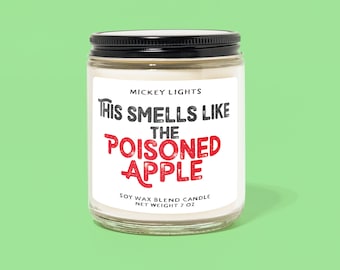 This Smells Like the Poisoned Apple | Disney Candle |  Classic Disney Inspired | Disney Home Decor | Disney Scent | Disney Gift