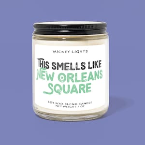 This Smells Like New Orleans Square | Disney Candle | Classic Disney Inspired | Disney Home Decor | Disney Gift