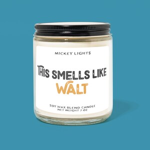 This Smells Like Walt | Disney Candle |  Classic Disney Inspired | Disney Home Decor | Disney Scent | Disney Gift