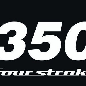 Yamaha viertakt Horse Power-stickers stickers voor boot Buitenboordmotor marine