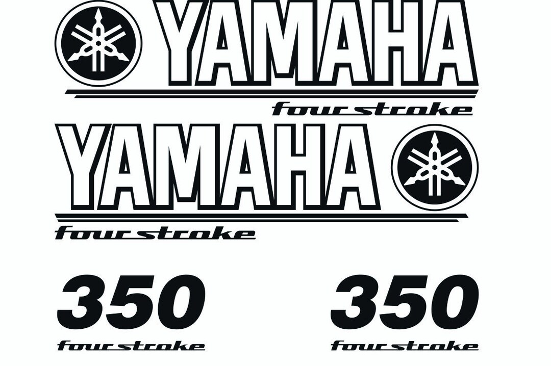 For YAMAHA 90 two stroke outboard, Vinyl decal set from BOAT