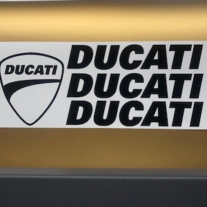 4pcs Ducati motorcycle emblem logo bike decals stickers vinyl fuel tank helmet