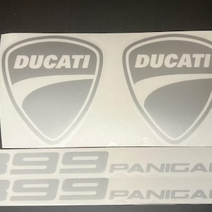 Ducati logo and 899 Panigale decals stickers motorcycle bike vinyl logo fuel tank DUCATI CORSE  fairing Helmet fuel tanks motorcycle