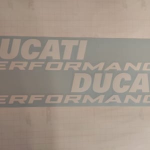 Ducati performance decals stickers motorcycle bike vinyl fairing side panel 959 panigale v4 corse silver