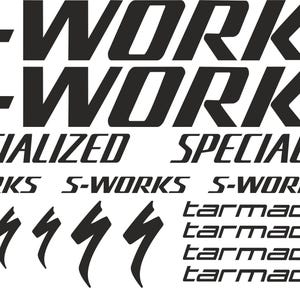 S-works Specialized matte gold decals Stickers Bicycle Frame Cycling road bike