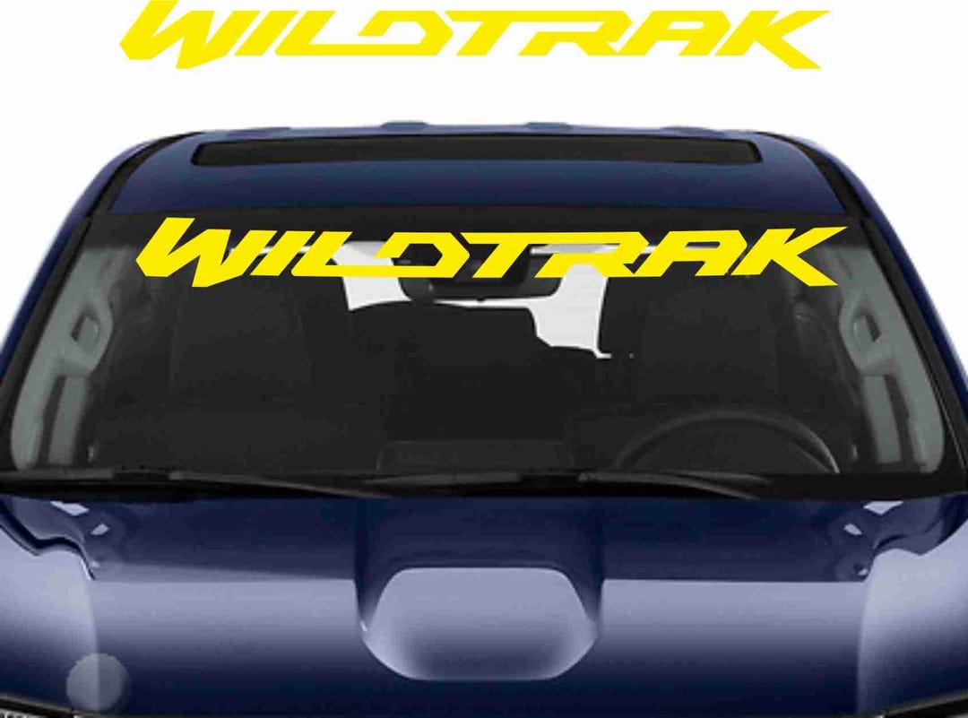 WILDTRAK Ford Ranger Raptor Decal Sticker for Windshield Sport Racing ...