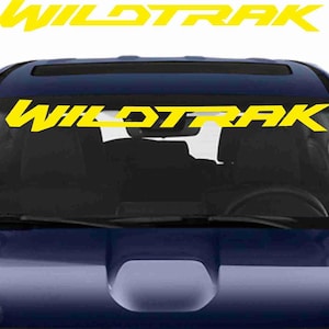 WILDTRAK ford ranger raptor naklejka na przednią szybę Sport Racing pazury pasek emblemat samochód ciężarówka suv f-150