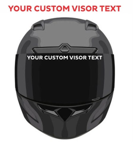 Helmet Visor Sticker 