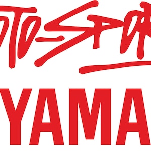 2 stuks Yamaha moto-sport logo stickers stickers voor motorfiets kuip brandstoftank autoruit bumper laptop en meer