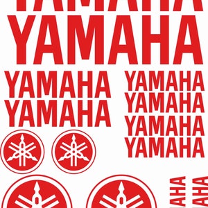 Yamaha-logo embleemstickers stickerset voor motorkuip kuip brandstoftank autoruit bumper laptop en meer