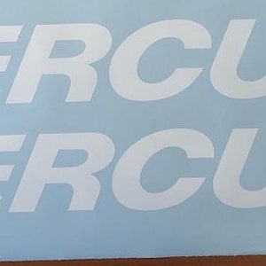 2pcs MERCURY Outboard DECALs stickers for Boat Motor engine