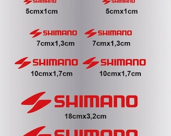 Shimano vinylstickers voor fietscyclus fietsframe vorken helmlogo